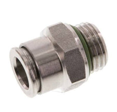 8mm x G1/4'' Push-in Fitting with Male Threads Stainless Steel FKM
