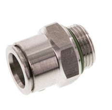 12mm x G3/8'' Push-in Fitting with Male Threads Stainless Steel FKM