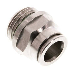 12mm x G1/2'' Push-in Fitting with Male Threads Stainless Steel FKM
