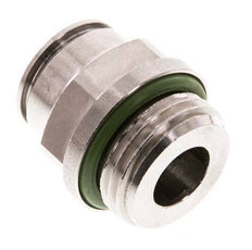 12mm x G1/2'' Push-in Fitting with Male Threads Stainless Steel FKM