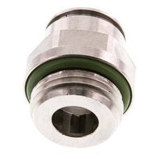 12mm x G1/2'' Push-in Fitting with Male Threads Stainless Steel FKM