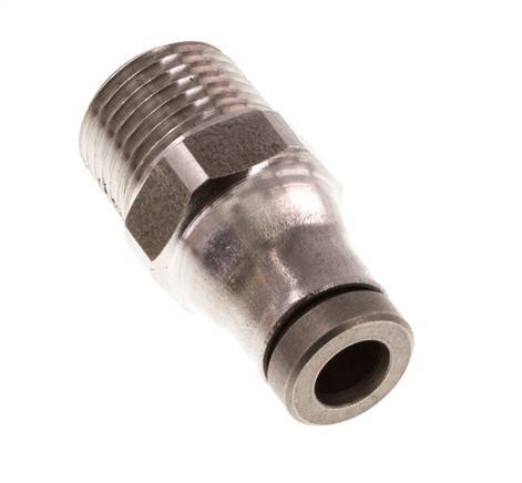 Stainless Beverage Fittings - Straight Adapters - 3/8 NPT x 3/8