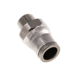 8mm x 1/8'' NPT Push-in Fitting with Male Threads Stainless Steel FKM