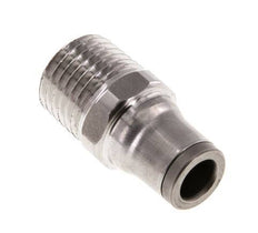 6mm x 1/4'' NPT Push-in Fitting with Male Threads Stainless Steel FKM