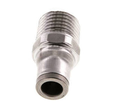 6mm x 1/4'' NPT Push-in Fitting with Male Threads Stainless Steel FKM