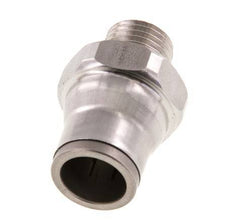 12mm x 1/4'' NPT Push-in Fitting with Male Threads Stainless Steel FKM