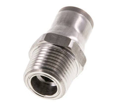 10mm x 3/8'' NPT Push-in Fitting with Male Threads Stainless Steel FKM