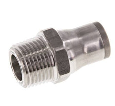 10mm x 3/8'' NPT Push-in Fitting with Male Threads Stainless Steel FKM