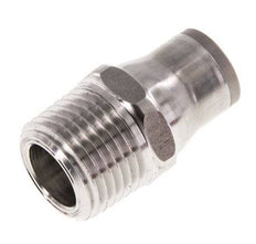 12mm x 1/2'' NPT Push-in Fitting with Male Threads Stainless Steel FKM