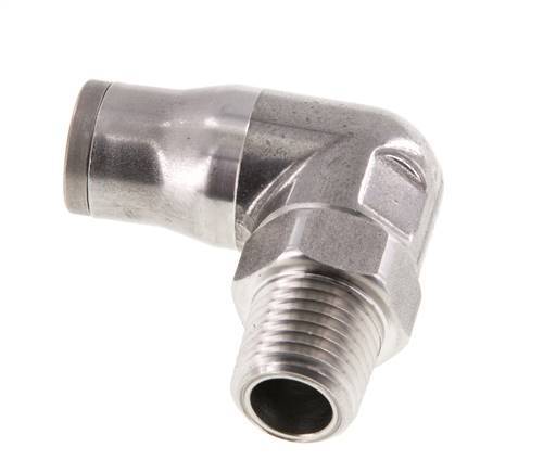 1/4 In. Male NPT X 1/4 In. Hose Barb 90 Degree Elbow Adapter - Foto 1