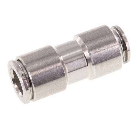 6mm x 8mm Push-in Fitting Stainless Steel FKM