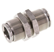 12mm Push-in Fitting Stainless Steel FKM Bulkhead