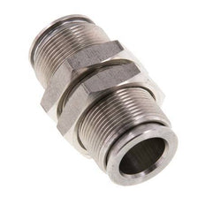 12mm Push-in Fitting Stainless Steel FKM Bulkhead