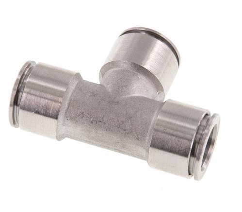 12mm Tee Push-in Fitting Stainless Steel FKM