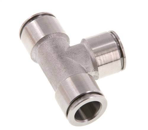 12mm Tee Push-in Fitting Stainless Steel FKM