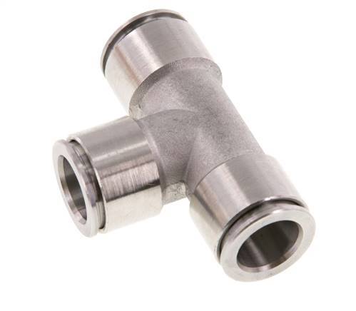 12mm Tee Push-in Fitting Stainless Steel FKM