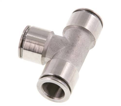 12mm Tee Push-in Fitting Stainless Steel FKM