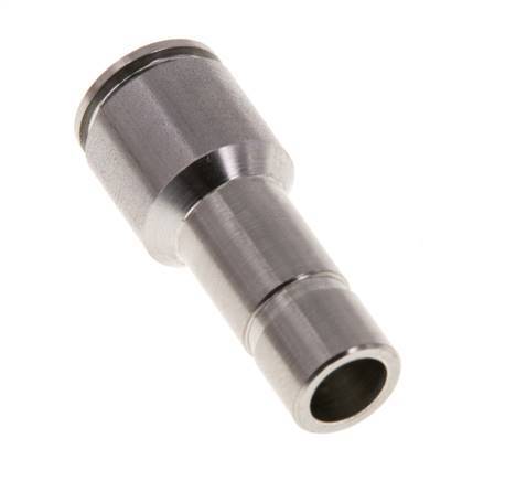 8mm x 10mm Push-in Fitting with Plug-in Stainless Steel FKM