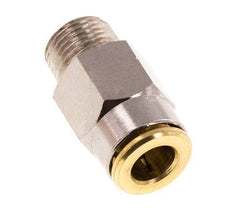 6mm x R1/8'' Push-in Fitting with Male Threads Brass NBRHigh Pressure [2 Pieces]