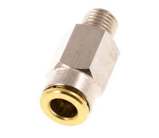 6mm x M 8 x 1 (conical) Push-in Fitting with Male Threads Brass NBRHigh Pressure [2 Pieces]