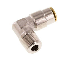 4mm x R1/8'' 90deg Elbow Push-in Fitting with Male Threads Brass NBRHigh Pressure [2 Pieces]