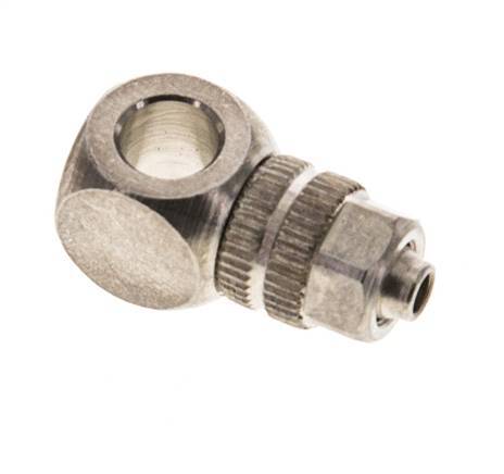 4.3x3 & M5 Nickel plated Brass Banjo Push-on Fitting [2 Pieces]
