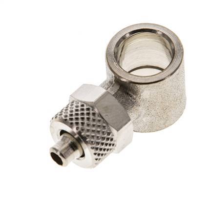 6x4 & G1/8'' Nickel plated Brass Banjo Push-on Fitting [2 Pieces]