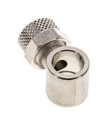8x6 & G1/8'' Nickel plated Brass Banjo Push-on Fitting [2 Pieces]