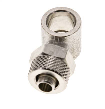 8x6 & G1/8'' Nickel plated Brass Banjo Push-on Fitting [2 Pieces]