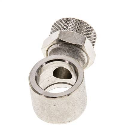 10x8 & G1/4'' Nickel plated Brass Banjo Push-on Fitting [2 Pieces]