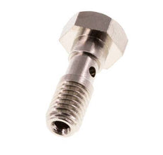 1-way nickel-plated Brass Banjo Bolt with M5 Male Threads L14.5mm [10 Pieces]