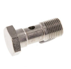 1-way nickel-plated Brass Banjo Bolt with G1/8'' Male Threads L24mm [5 Pieces]