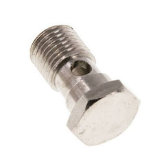 1-way nickel-plated Brass Banjo Bolt with G1/4'' Male Threads L25mm [2 Pieces]