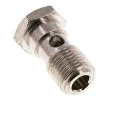 1-way nickel-plated Brass Banjo Bolt with G1/4'' Male Threads L25mm [2 Pieces]