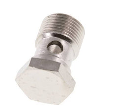 1-way nickel-plated Brass Banjo Bolt with G3/8'' Male Threads L26mm [2 Pieces]