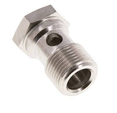 1-way nickel-plated Brass Banjo Bolt with G3/8'' Male Threads L26mm [2 Pieces]