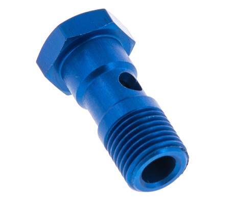 1-way Aluminum Banjo Bolt with G1/4'' Male Threads L30mm [2 Pieces]