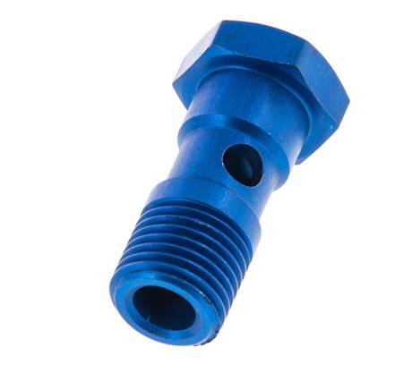 1-way Aluminum Banjo Bolt with G1/4'' Male Threads L30mm [2 Pieces]