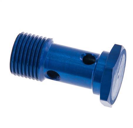 1-way Aluminum Banjo Bolt with G1/2'' Male Threads L45mm