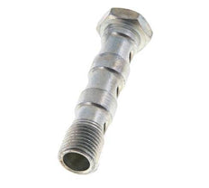 3-way zinc plated Steel Banjo Bolt with G1/4'' Male Threads L57mm