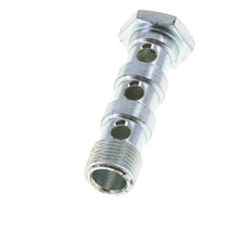 3-way zinc plated Steel Banjo Bolt with G3/8'' Male Threads L57mm