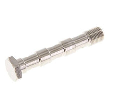 3-way nickel-plated Brass Banjo Bolt with G1/8'' Male Threads L57mm [2 Pieces]