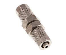 5x3 Nickel plated Brass Straight Push-on Fitting Bulkhead [2 Pieces]
