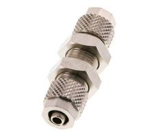 6x4 Nickel plated Brass Straight Push-on Fitting Bulkhead [2 Pieces]