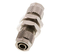 8x6 & 6x4 Nickel plated Brass Straight Push-on Fitting Bulkhead [2 Pieces]