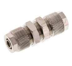 10x8 & 8x6 Nickel plated Brass Straight Push-on Fitting Bulkhead