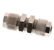 10x8 & 8x6 Nickel plated Brass Straight Push-on Fitting Bulkhead