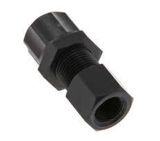 8x6 & G1/8'' Aluminum Straight Push-on Fitting with Female Threads Bulkhead