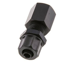 8x6 & G1/4'' Aluminum Straight Push-on Fitting with Female Threads Bulkhead