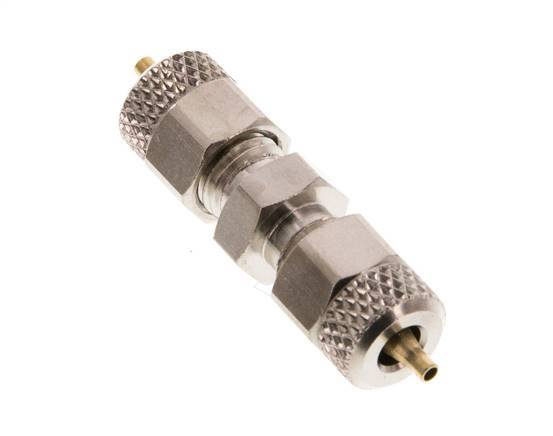 4x2 Nickel plated Brass Straight Push-on Fitting [2 Pieces]